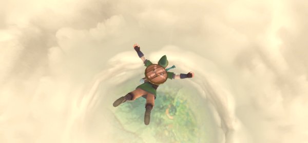 The Legend of Zelda: Skyward Sword HD - Falling Screenshot FEATURED
