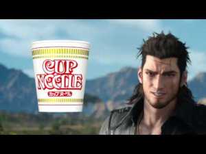 Final Fantasy XV - Gladiolus Cup Noodle Advertisement